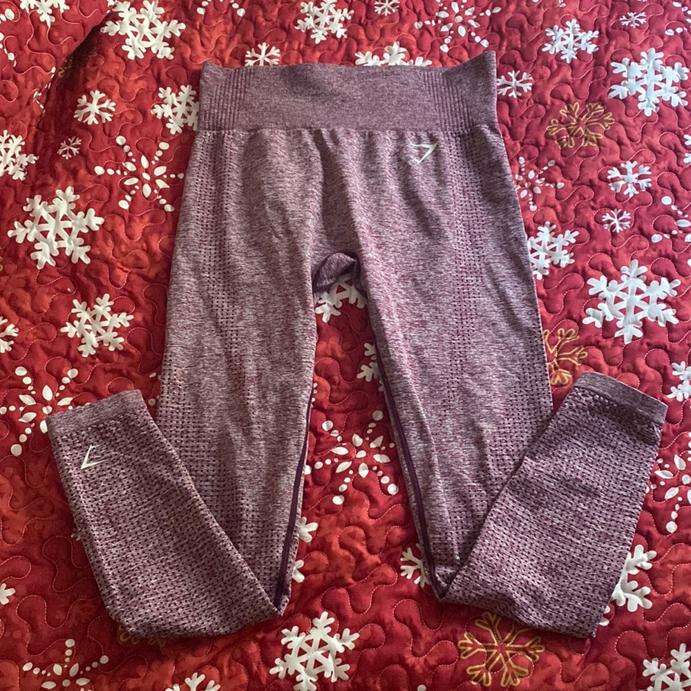 EUC purple gymshark vital leggings!